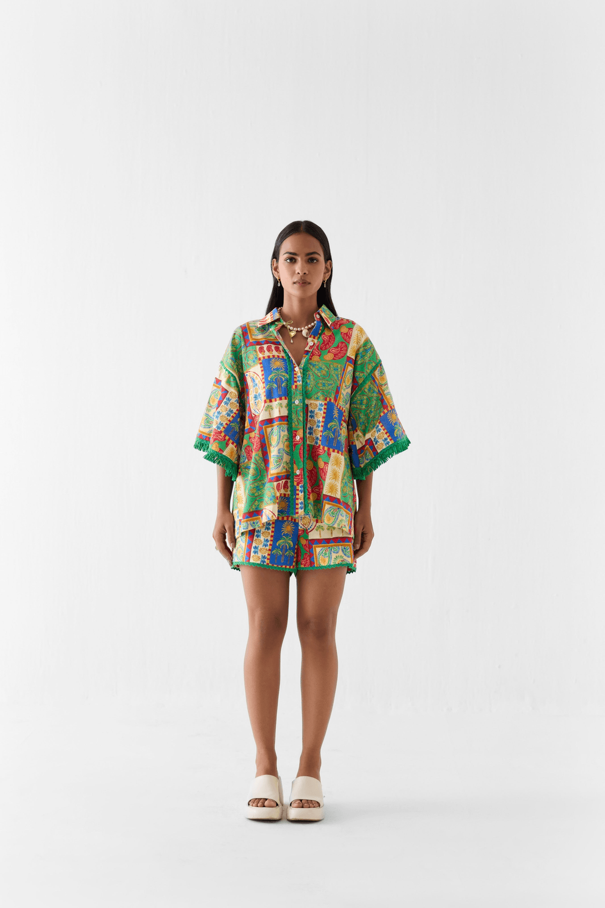 JOHARI  SHIRT & SHORTS CO-ORD - View 2 - Superr*