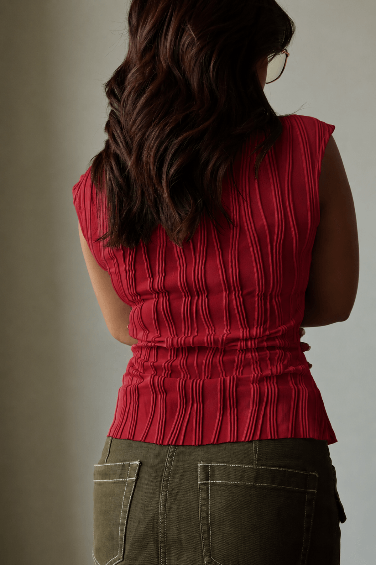 Wavy Aura Fitted Shirt - View 3 - Superr*