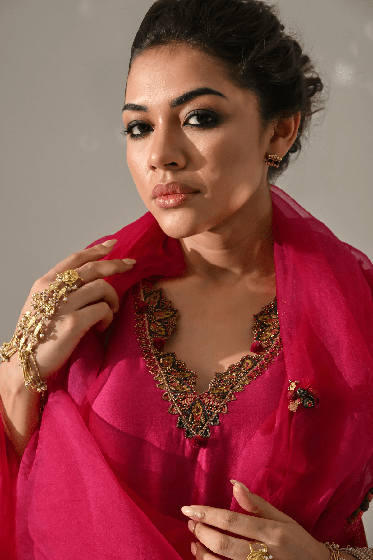 Pashmina Hathphool (Single Piece) - View 3 - Superr*