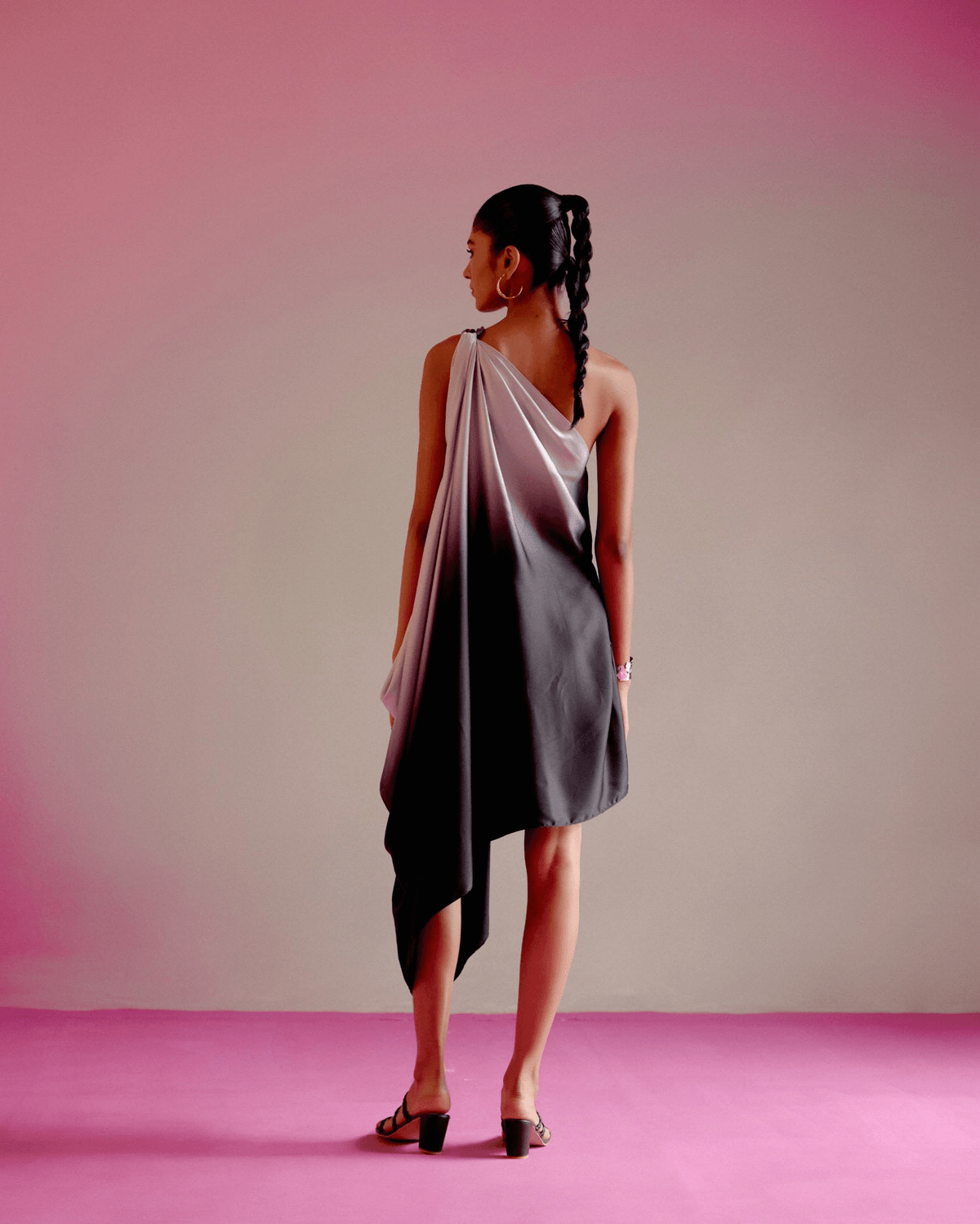 Black Ombré Cordelia Dress - View 3 - Superr*