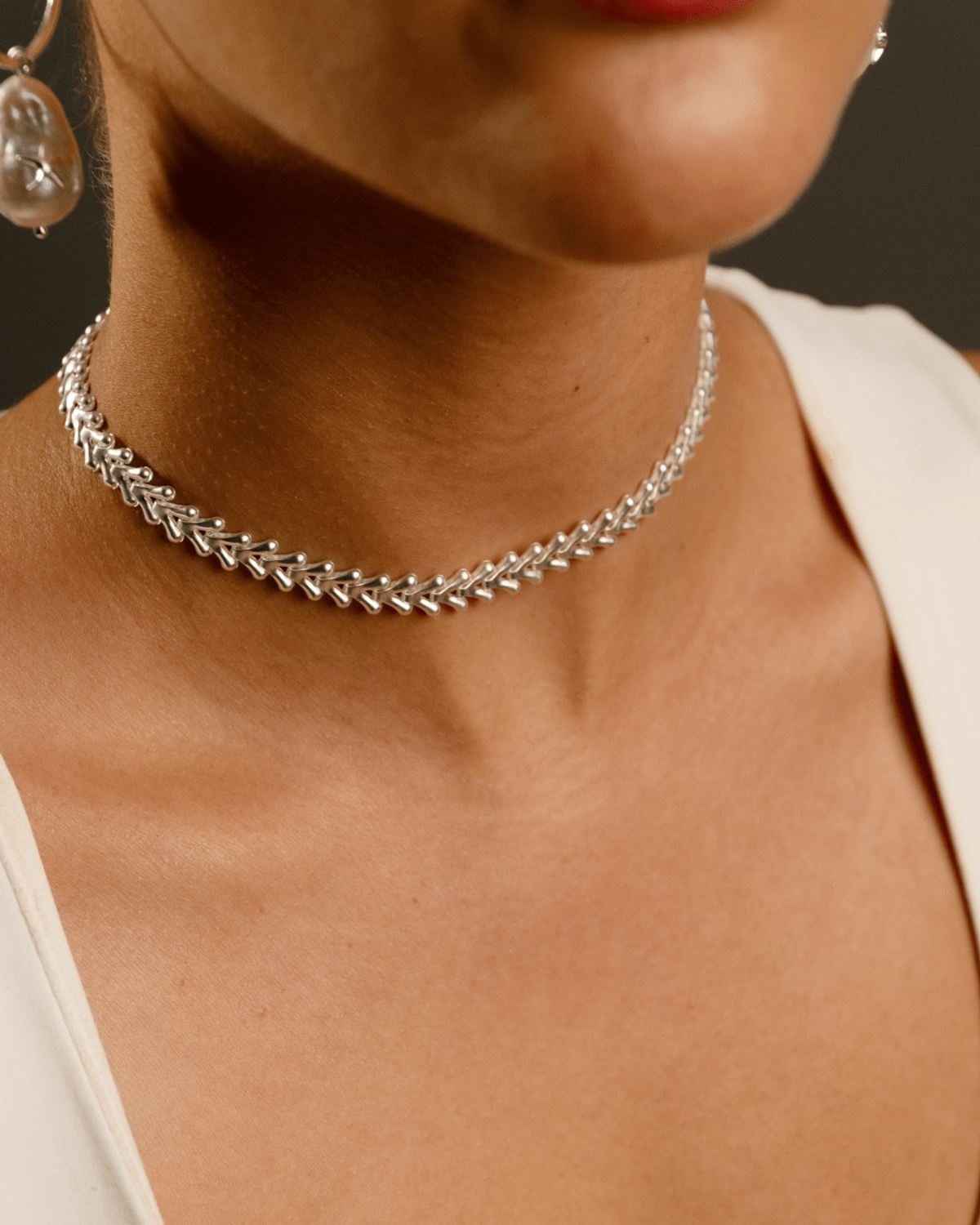 Fish Bone Necklace - View 4 - Superr*