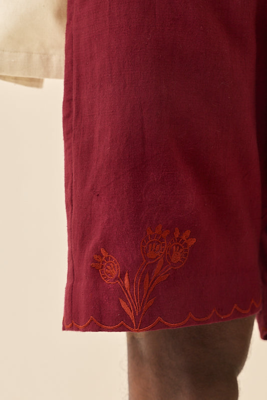 Kuhu Handloom Shorts - View 3 - Superr*