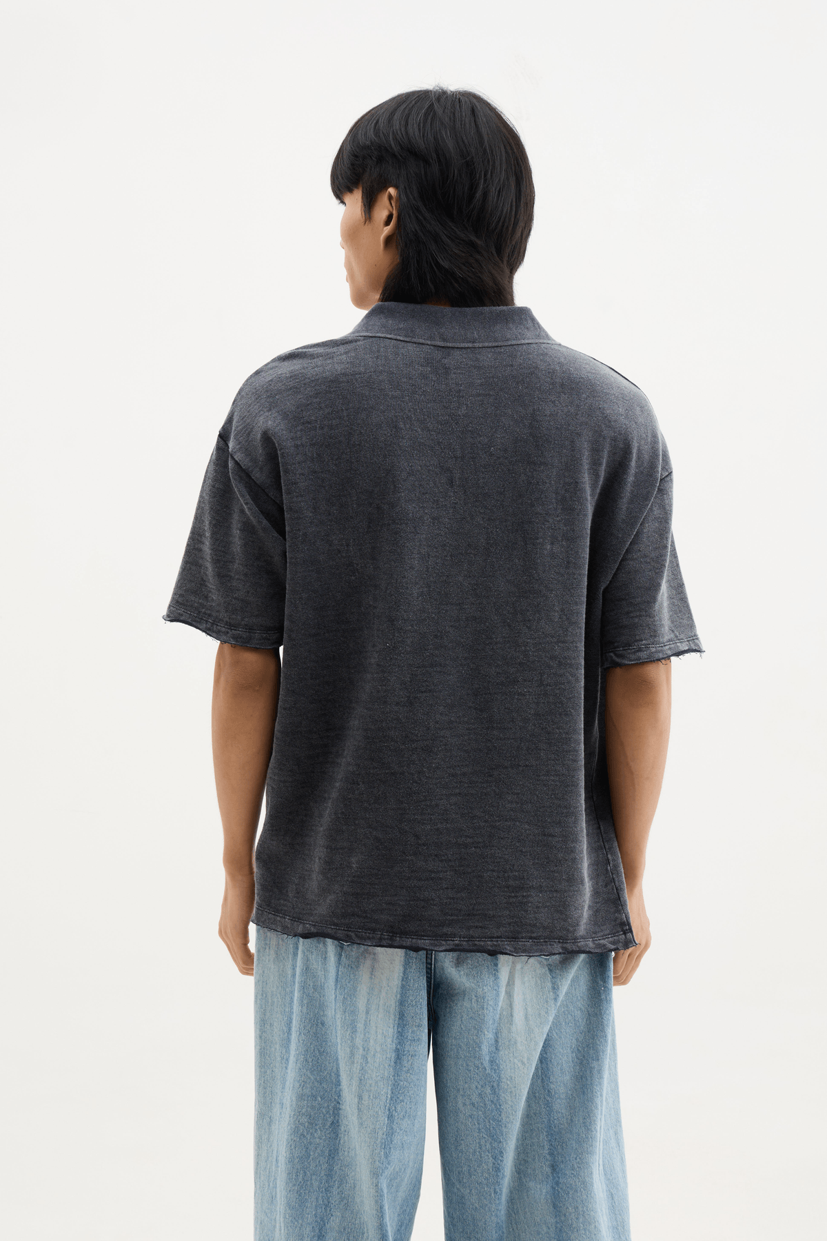 Charcoal Wash Polo - View 4 - Superr*