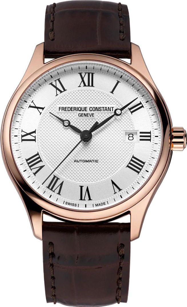Frederique Constant Classics Automatic Men Watches in Round case & Silver Dial - View 4 - Superr*