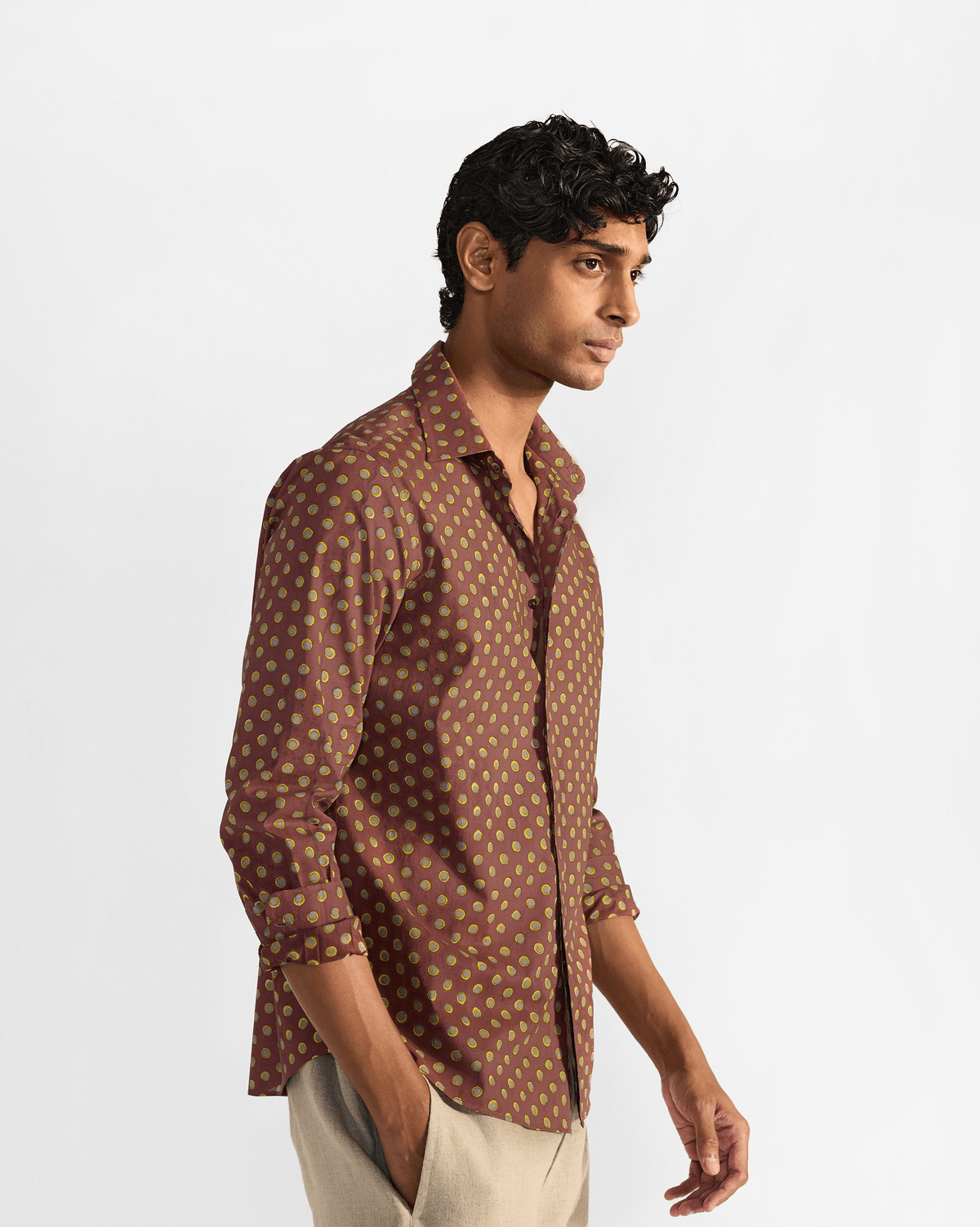 Pipit Shirt - Brown - View 3 - Superr*