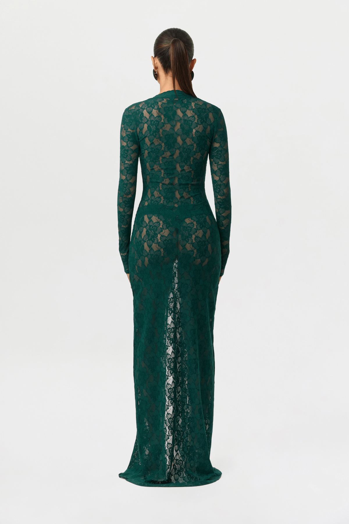 Stretch Lace Maxi Dress - View 4 - Superr*