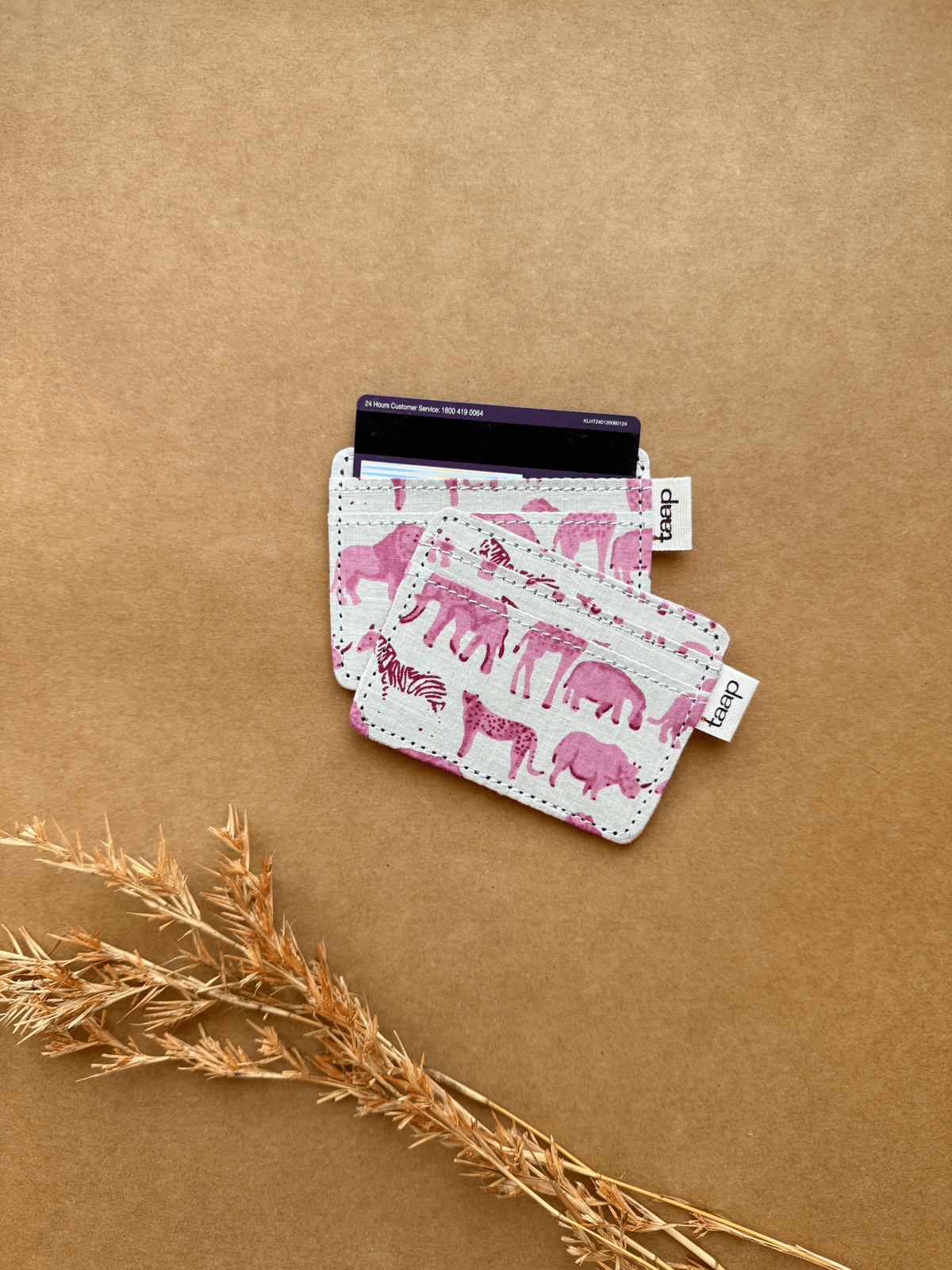 Blush Safari Card Holder – Slim, Stylish & Smartly Functional - View 3 - Superr*