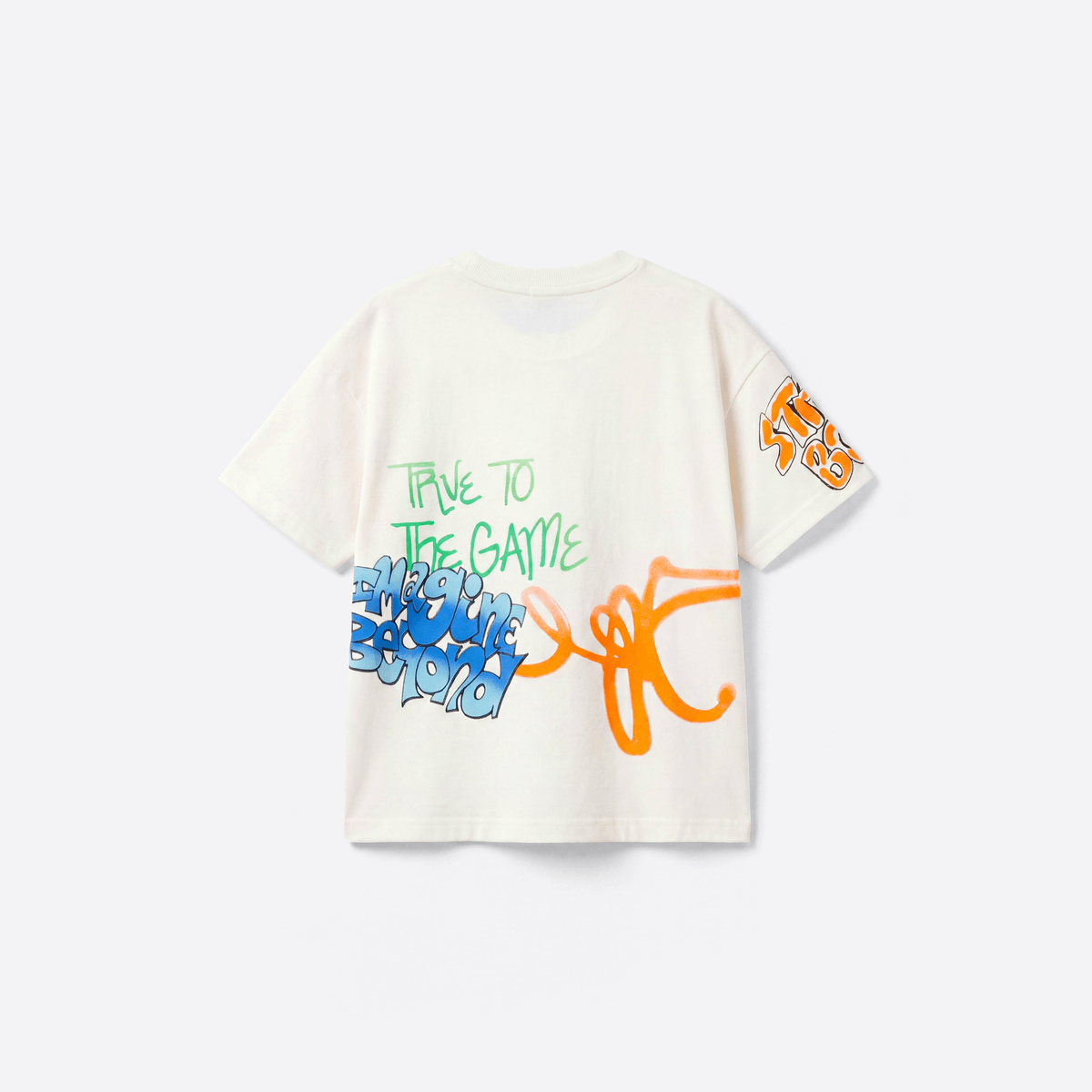 Good Things are Coming Cream Cotton T-Shirt - View 2 - Superr*