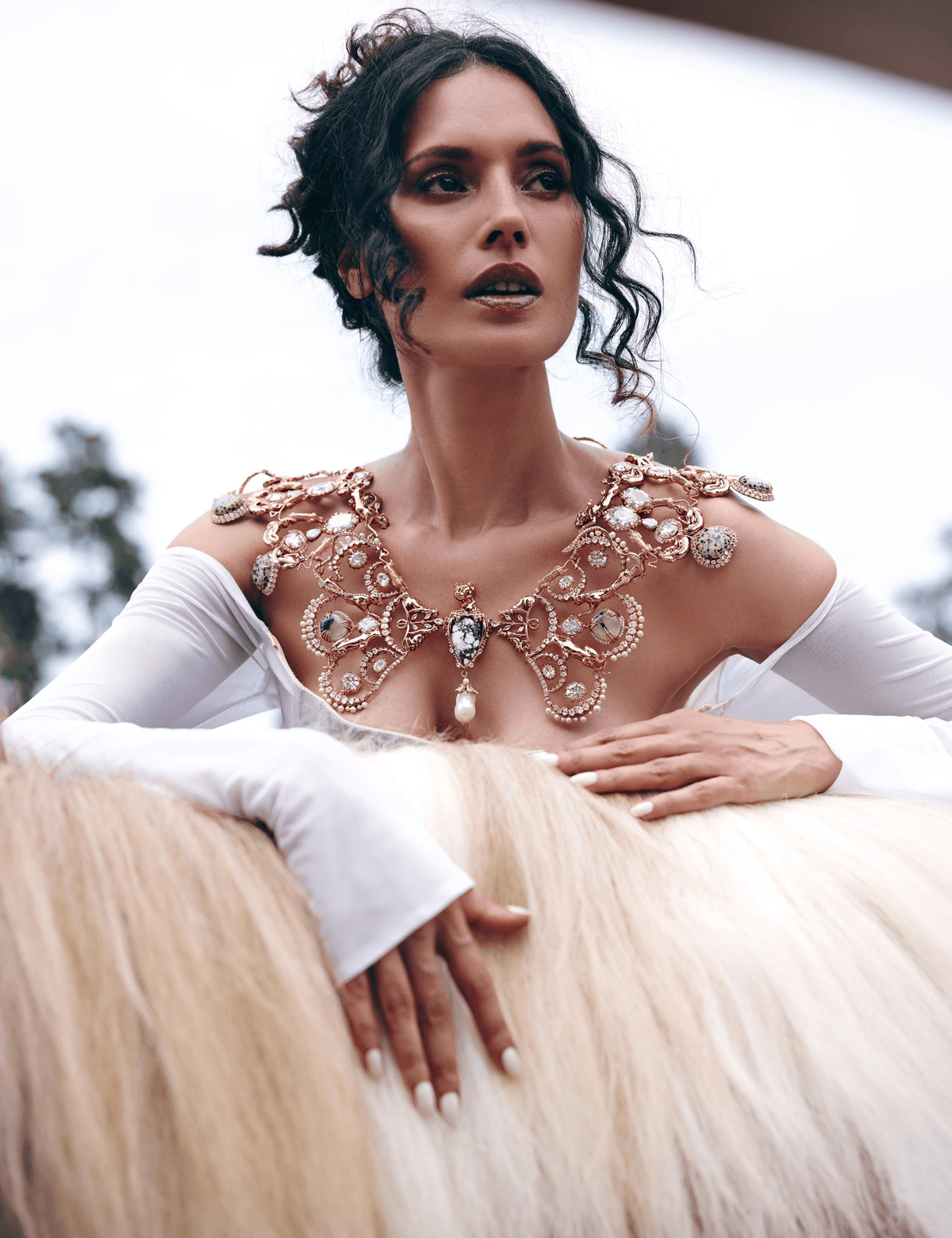 The Wild Empress Bridal Cape - View 3 - Superr*