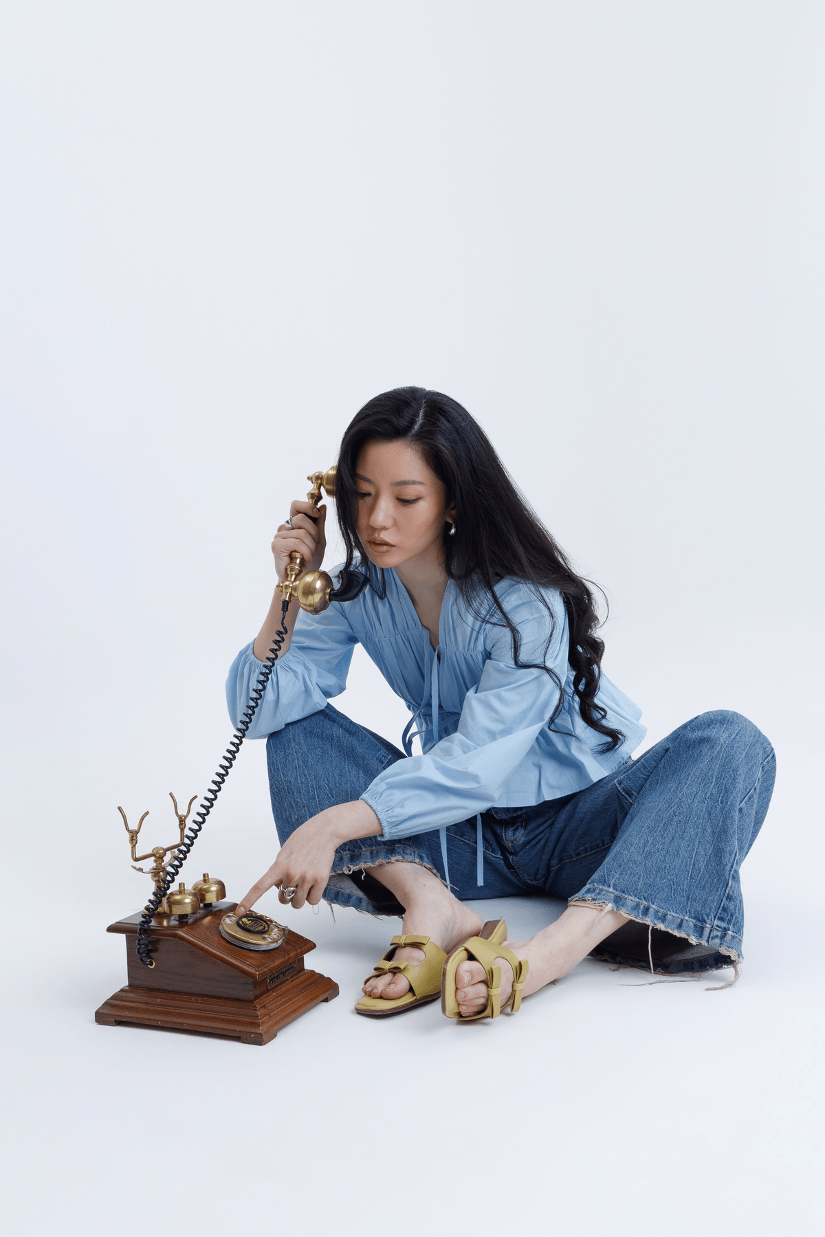 Drawstring Poplin Blouse - View 4 - Superr*