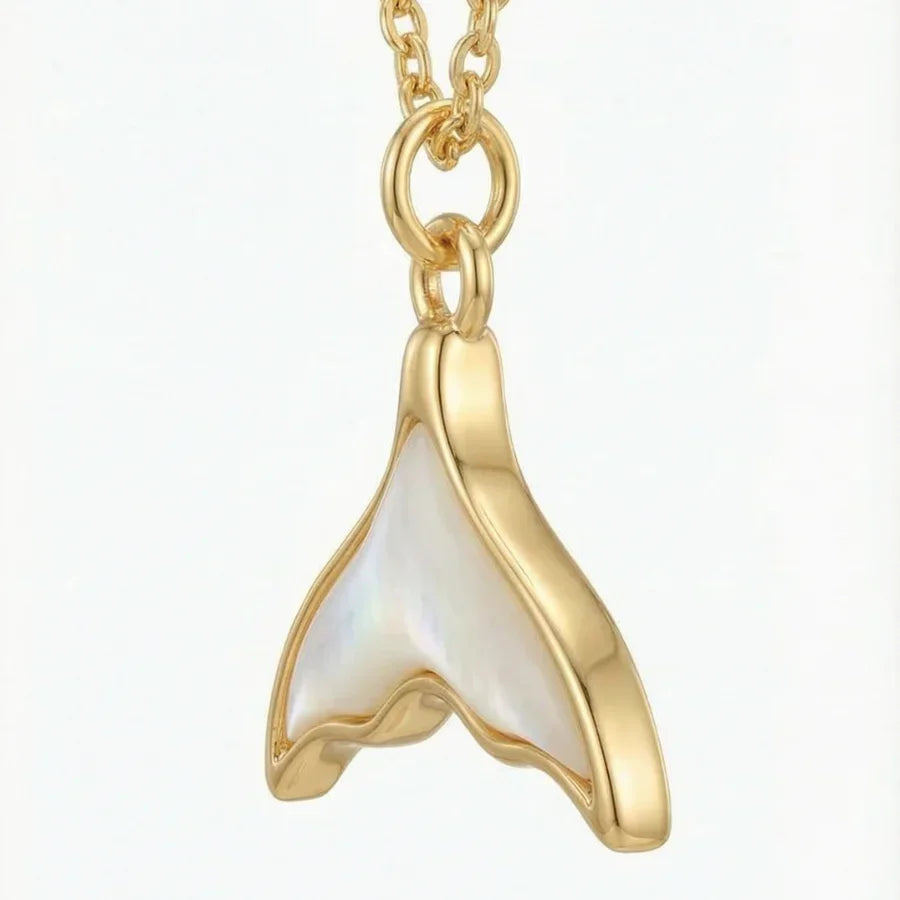 Ocean Tail Resin Necklace - View 4 - Superr*