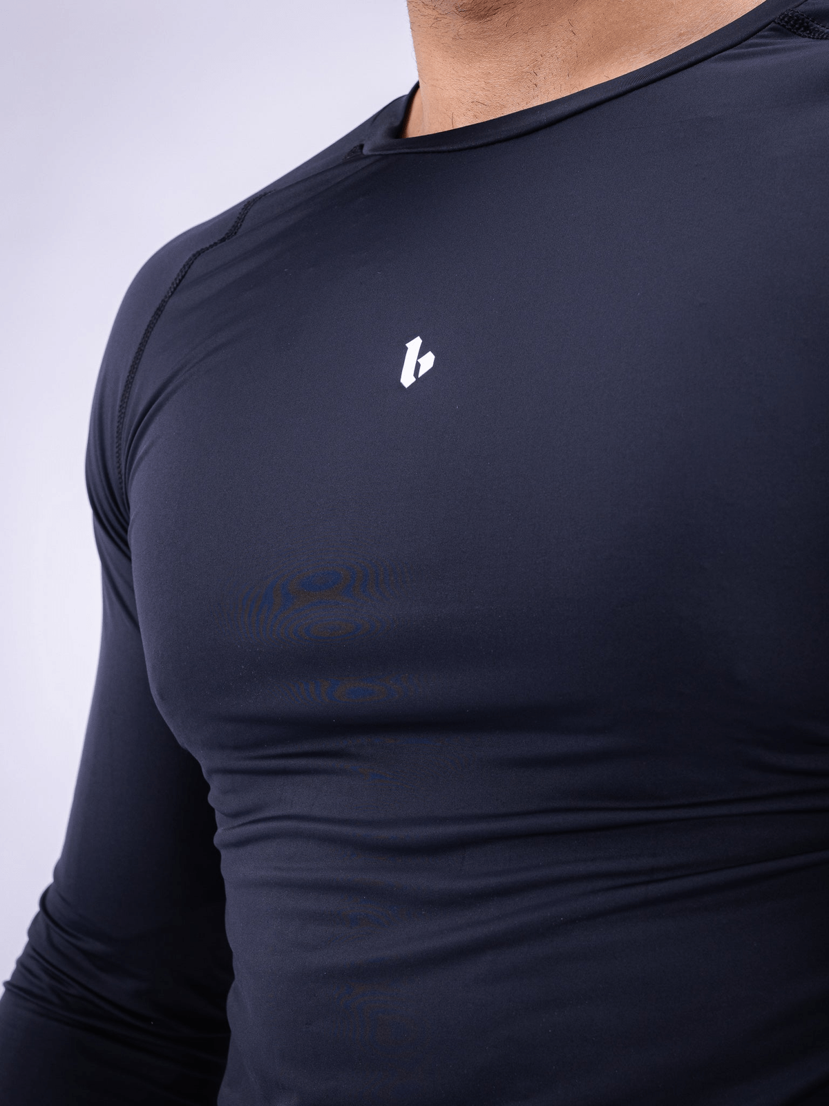 Base Compression L/S Black - View 2 - Superr*