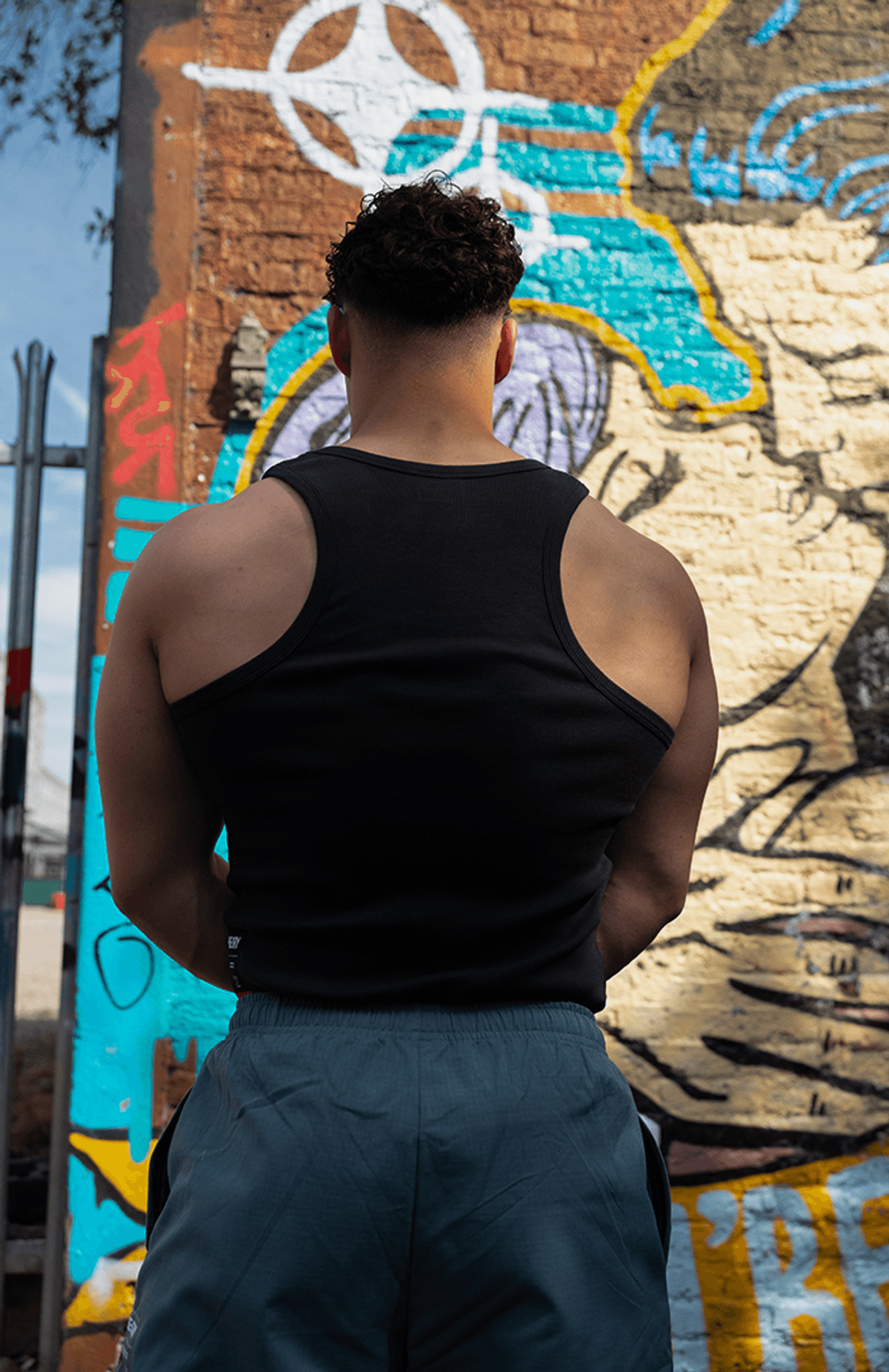 NT001 Ribbed Tank - View 4 - Superr*