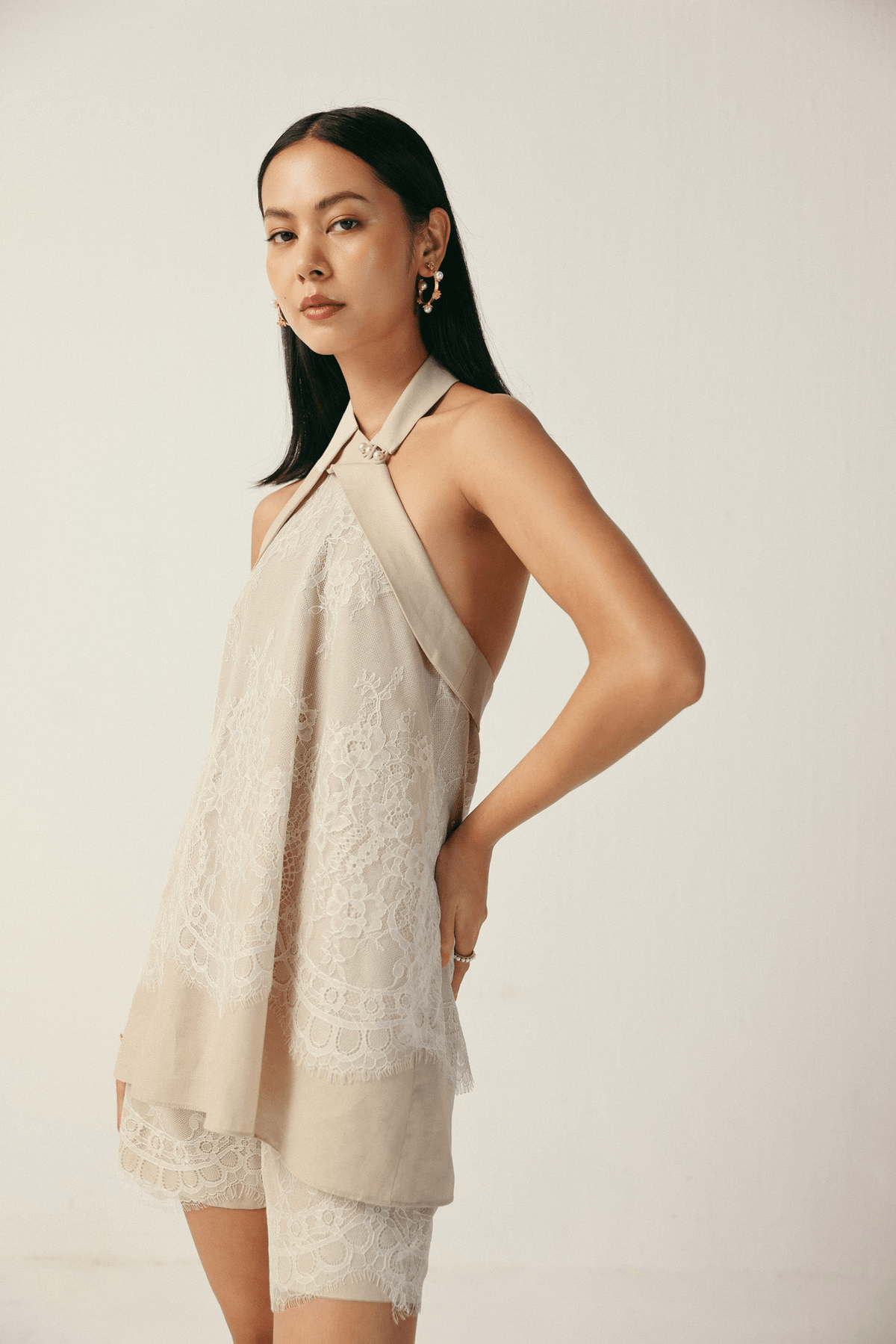 LAUREN TOP - BEIGE - View 4 - Superr*