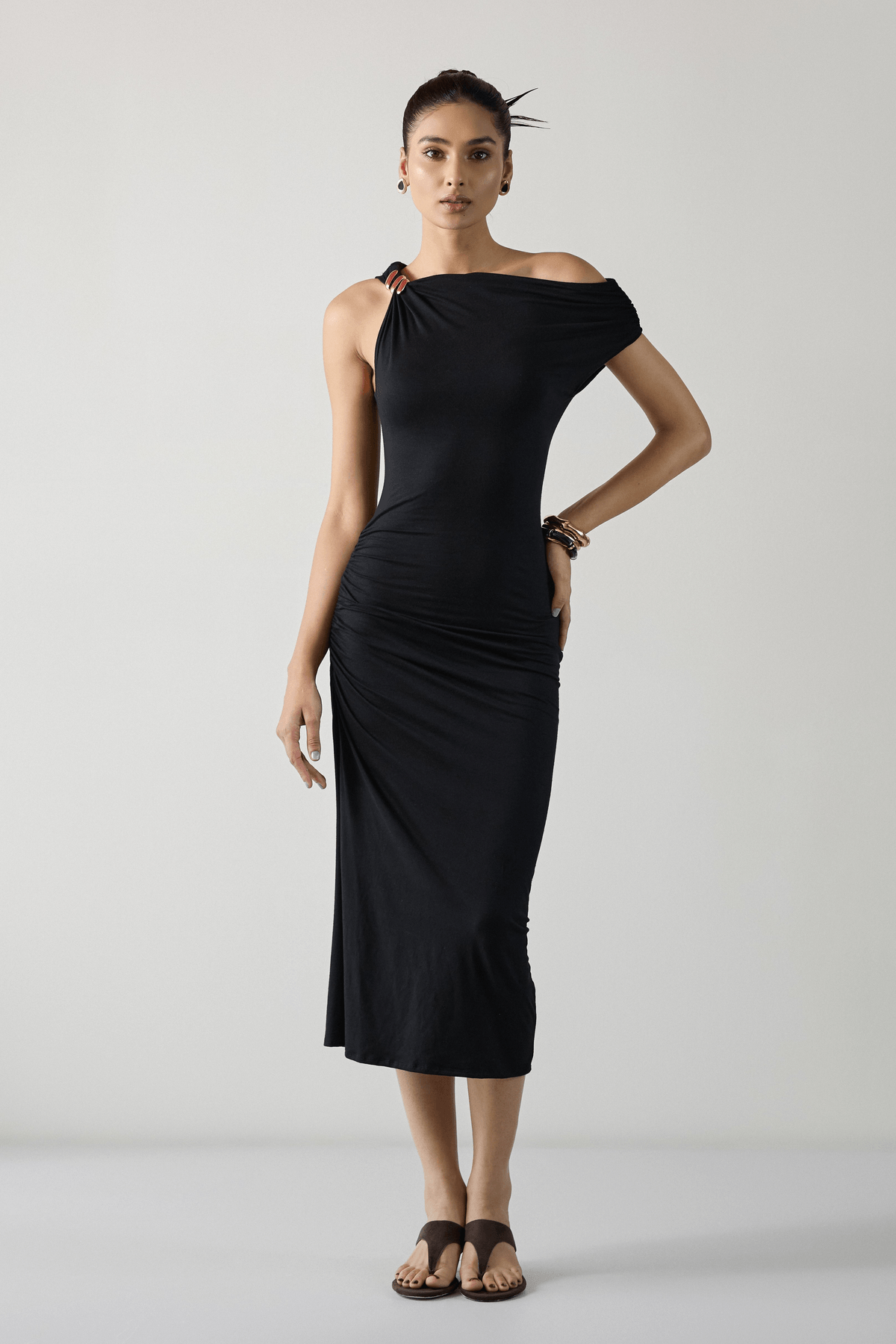 The Sculpt Dress- Black - View 2 - Superr*