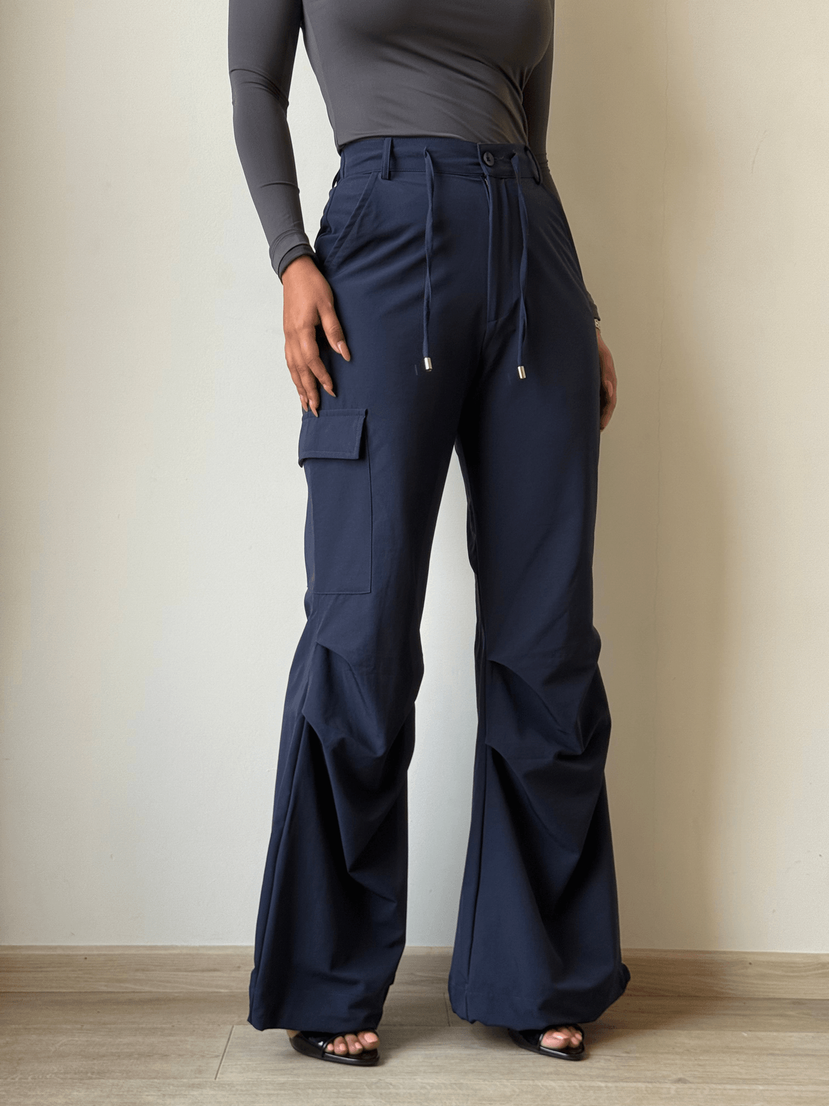 Rare Flare Parachute Pants - View 3 - Superr*