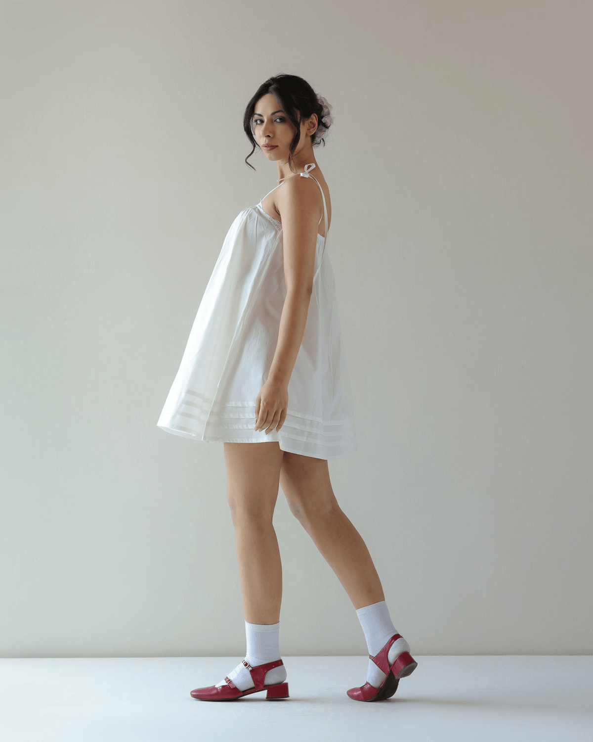 The Elle Dress - White - View 4 - Superr*