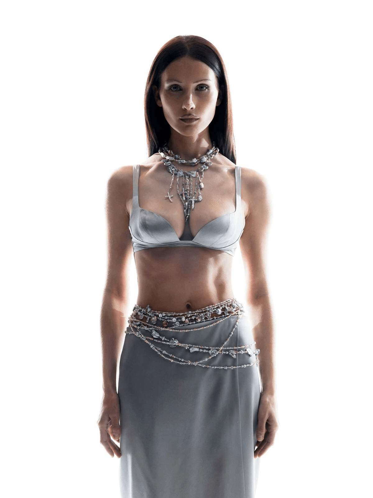 Mother of Pearl Drip Choker - View 4 - Superr*