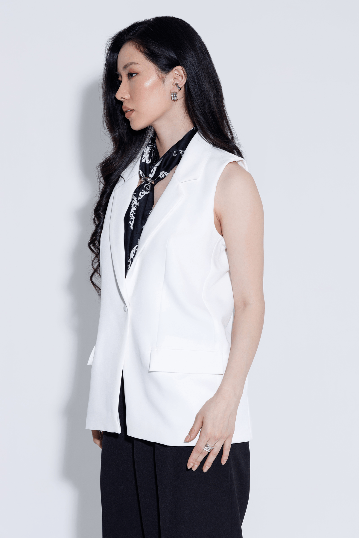 Tailored Waistcoat Blazer - View 3 - Superr*