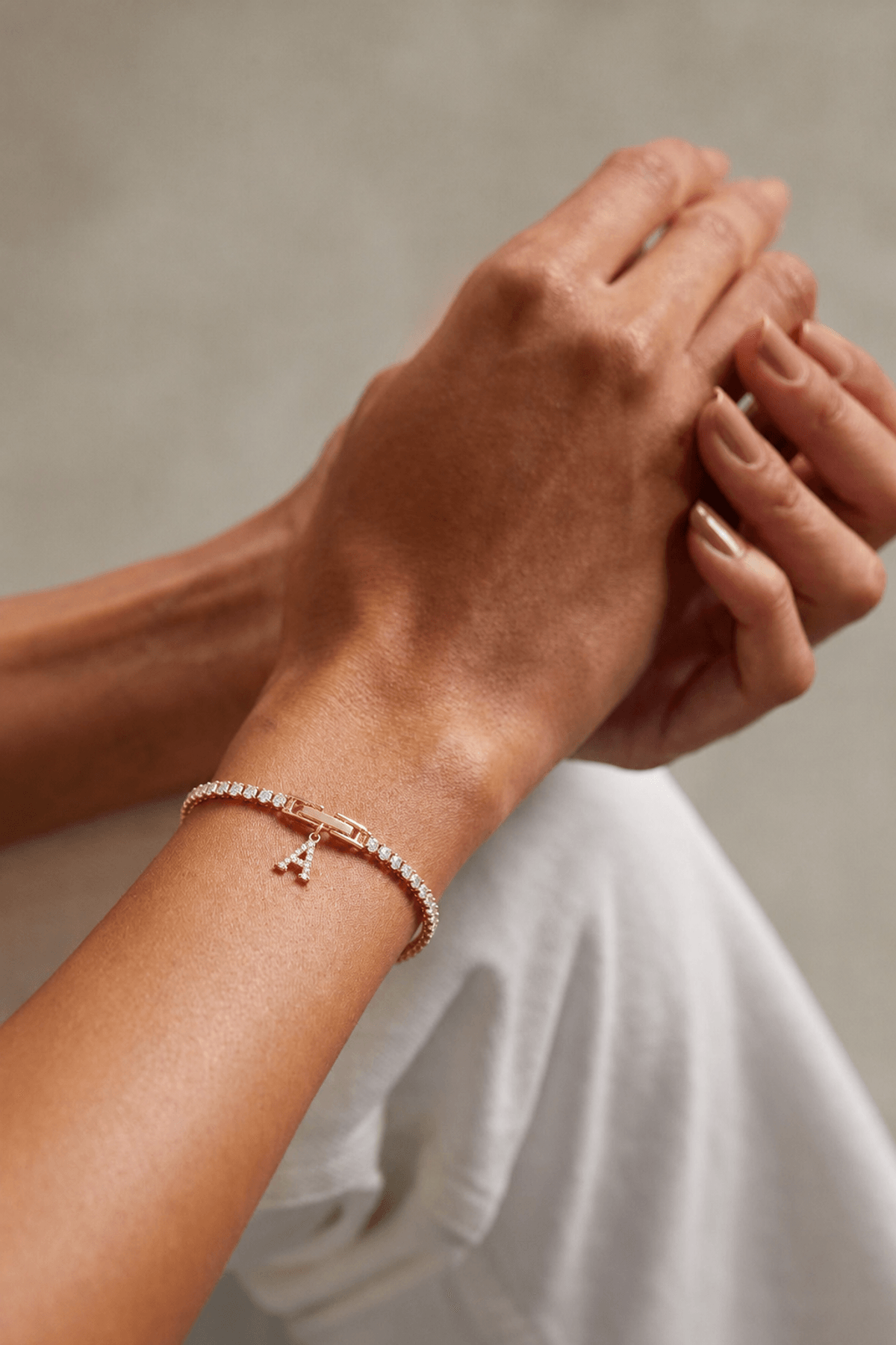 Alina Initial Bracelet - View 3 - Superr*